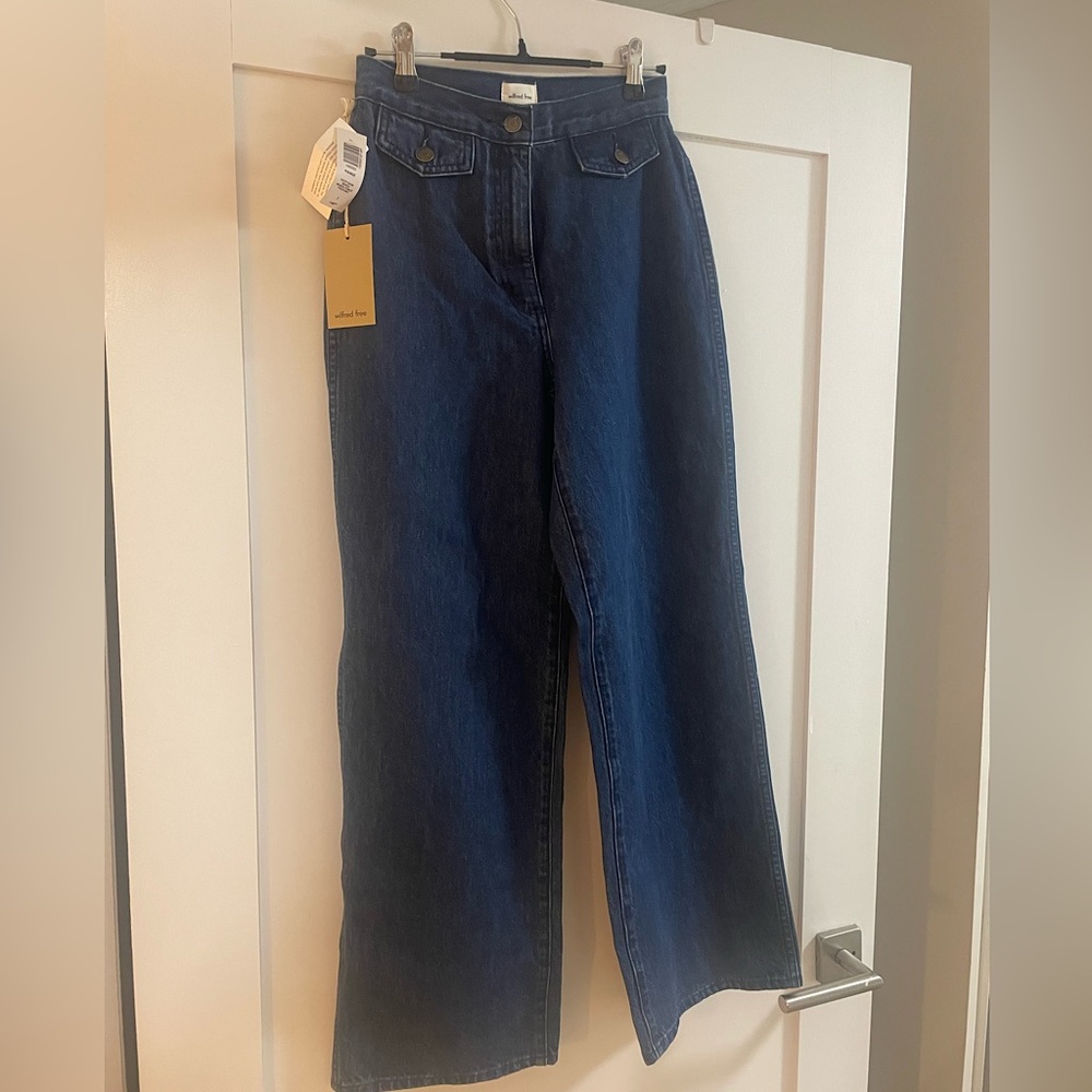 Aritzia Wilfred Wide Leg Jeans